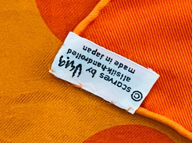 Vera Orange Dot Scarf
